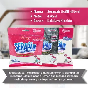 Refill Bagus Serap Air 450 Serapair 450ml Perfumed non perfumed bamboo