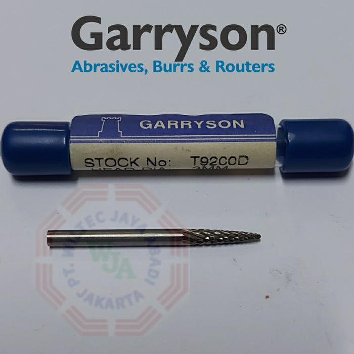 Gambar GARRYSON - CARBIDE BURRS ROTARY TUNGSTEN MATA TUNNER GT9200D ENGLAND dari Wiltec Jaya Abadi Kota Administrasi Jakarta Barat Tokopedia