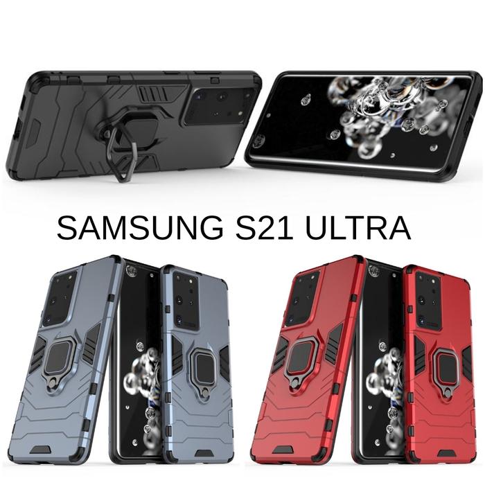Gambar Casing Softcase Robot Samsung Galaxy S21 Ultra Hardcase Hybrid - Hitam dari hanamigadget Kota Administrasi Jakarta Selatan Tokopedia