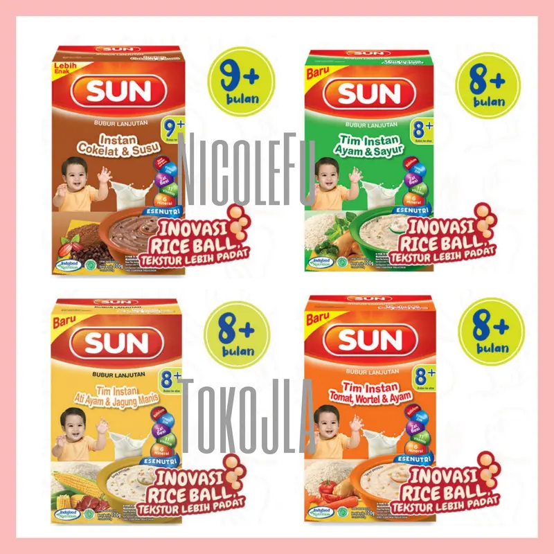 SUN Bubur Lanjutan Tim 8+ 100gr 2