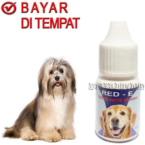 RED E DOG Obat Tetes Mata Anjing Sakit iritasi Merah Berair Belekan Bengkak