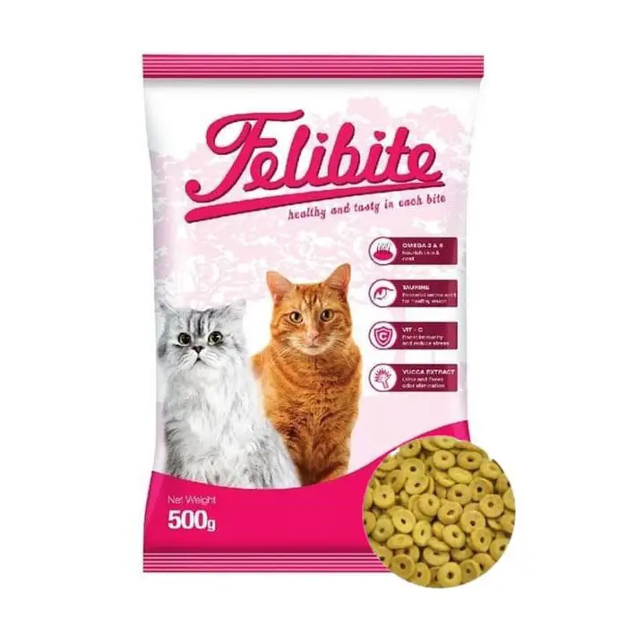 Gambar Makanan Kucing Felibite 500gr dari Indrii255 Kab. Kuningan 5 Tokopedia