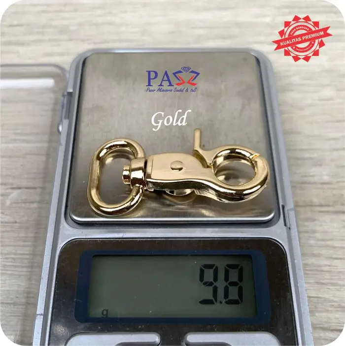 Gambar Kait Tas Kew-kew Kakak Tua 15mm (premium) Harga Per 2 pcs - ChromePlated CP dari Pass Bandung Kota Bandung 4 Tokopedia