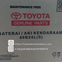 Gambar BATTERY BATRAI ACCU TOYOTA NEW YARIS, SIENTA TYPE MF 46B24L(s) dari toyota duta cendana Kab. Cianjur 2 Tokopedia