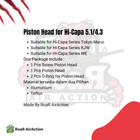 Gambar Piston Head Hicapa/Hi-Capa 5.1 / 4.3 dari RoaR AirAction Kota Administrasi Jakarta Barat 3 Tokopedia