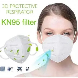 Masker KN95 N95 Respirator Filter Katup 3D Mask