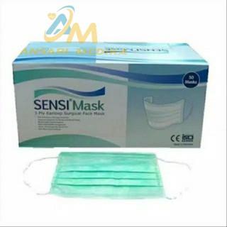 MASKER EAR LOOP MASKER WAJAH, MASKER KARET 3 PLY, MASKER SENSI