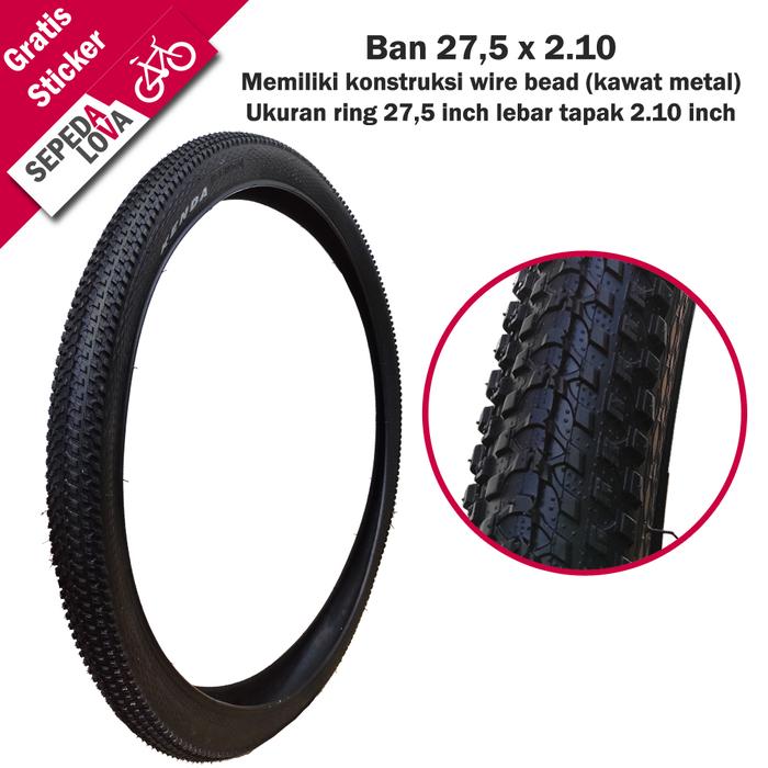 Gambar Ban Luar Sepeda MTB Kenda 27,5 x 2,10 Wire Bead dari Sepedalova Kota Serang Tokopedia