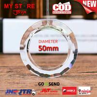 Gambar Kaca Prisma Kristal Prism Crystal Glass 50mm Ring Pendant Efek foto dari MYSTOREJOGJA Kab. Sleman 2 Tokopedia