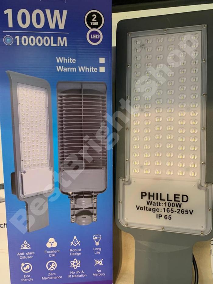 Gambar LAMPU JALAN TIPIS PHILLED 100W / 10.000LM WHITE dari BestBright Store Kota Administrasi Jakarta Pusat Tokopedia