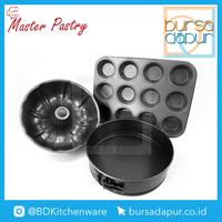 Gambar VALUE SET 3 PCS Bundt Cake Form / Muffin Pan 12 Cup / Spring Form 24cm dari Bursa Dapur Mall Kota Administrasi Jakarta Barat 3 Tokopedia