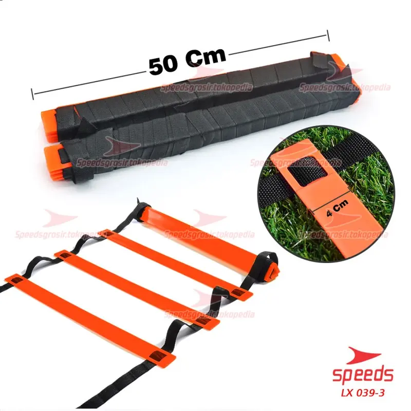 AGILITY LADDER AGILITY PRACTICE TANGGA KETANGKASAN 8 METER SPEEDS 39-3 2