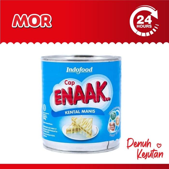 Gambar INDOFOOD Cap Enaak SKM Putih Kental Manis 370 gr dari MOR Mart Kota Administrasi Jakarta Barat Tokopedia