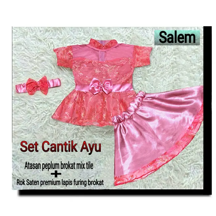 Gambar SETELAN KEBAYA ANAK CEWEK BAJU BATIK PESTA ANGGUN KINASIH 1-4 TAHUN dari YasmineCollection's Kota Administrasi Jakarta Barat 5 Tokopedia