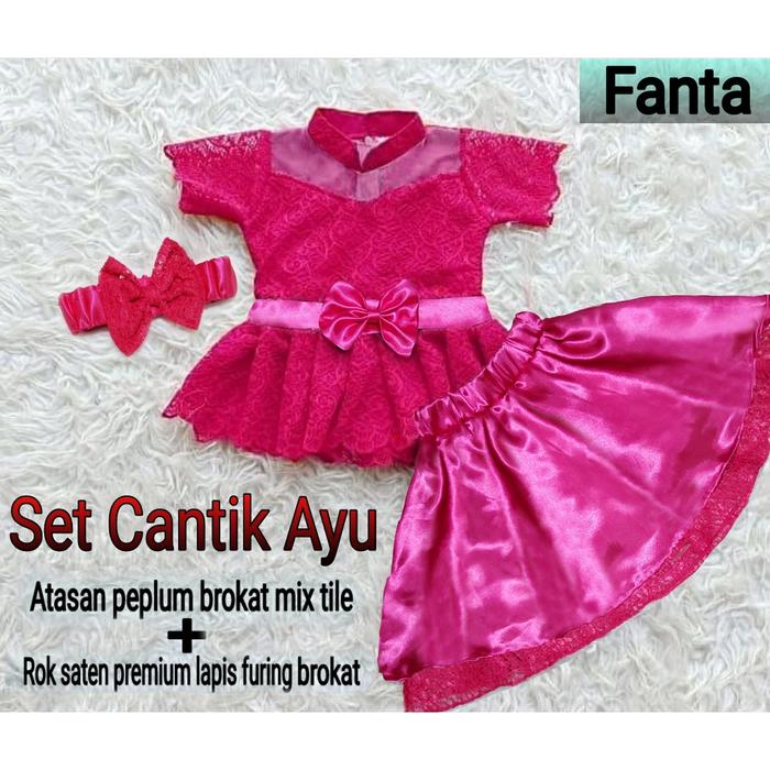 Gambar SETELAN KEBAYA ANAK CEWEK BAJU BATIK PESTA ANGGUN KINASIH 1-4 TAHUN dari YasmineCollection's Kota Administrasi Jakarta Barat Tokopedia
