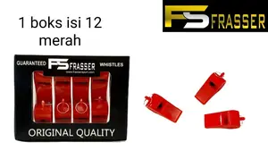 peluit pluit frasser kotak merah isi 12pcs