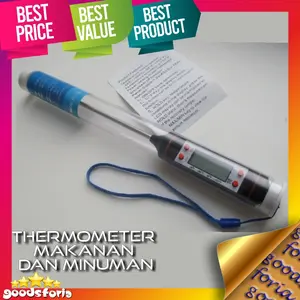 Digital Food Thermometer Masak Makanan Minuman Kopi dan Bakery