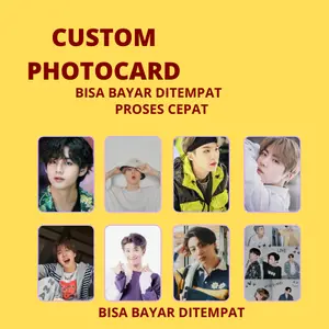 [COD] CUSTOM PHOTOCARD IDOL KPOP TAHAN AIR MURAH
