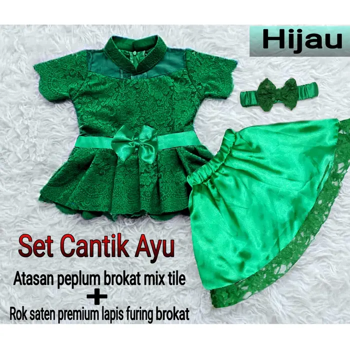 Gambar SETELAN KEBAYA ANAK CEWEK BAJU BATIK PESTA ANGGUN KINASIH 1-4 TAHUN dari YasmineCollection's Kota Administrasi Jakarta Barat 4 Tokopedia