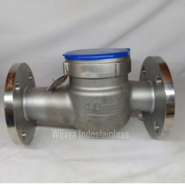 Jual Flow Meter SHM Stainless SS316 Vane Flange 1 1/2" inch DN 40 Cold ...