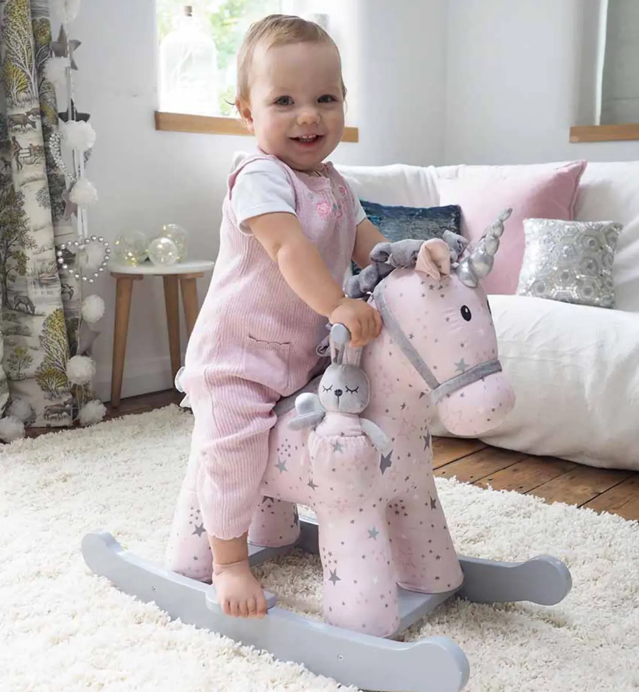 Little Bird Told Me Celeste & Fae Rocking Unicorn 9M+ Mainan Kuda Anak