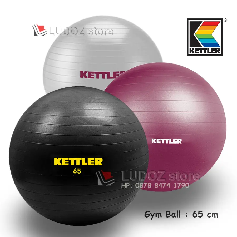Gym Ball KETTLER 65 cm Bola Aerobic fitness Swiss ball gymball 65cm