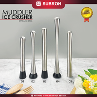 Gambar SUBRON Muddler Ice Crusher Stainless Stick Alat Penghacur Es Batu - IMB-02 dari SUBRON KITCHENWARE Kab. Bandung 1 Tokopedia