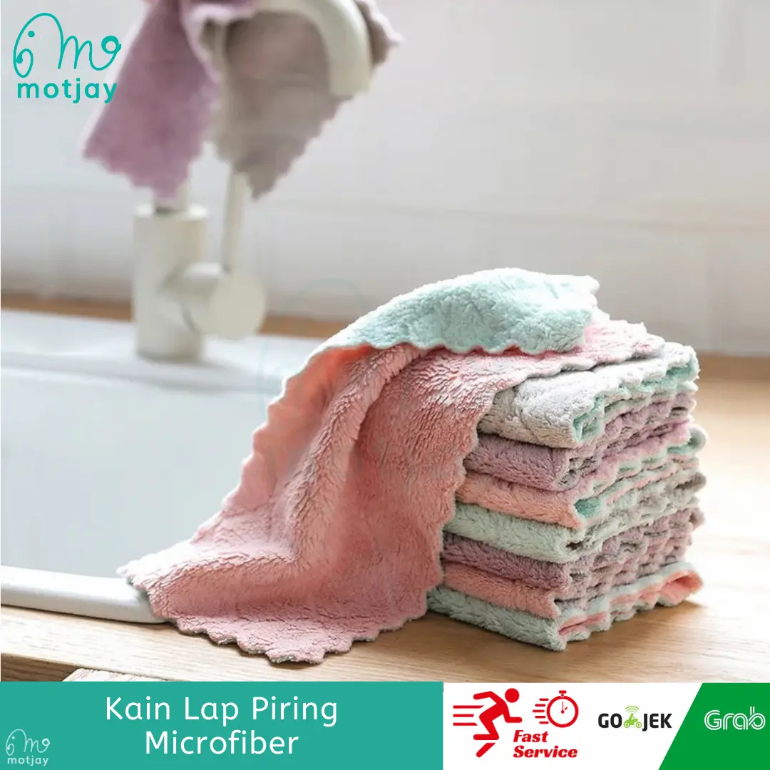 Kain Lap Microfiber Kain Lap Anti Minyak