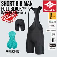Gambar Celana Padding Sepeda Bib Santic Pro Full Black Original dari Seawijh Indonesia Kota Yogyakarta 1 Tokopedia
