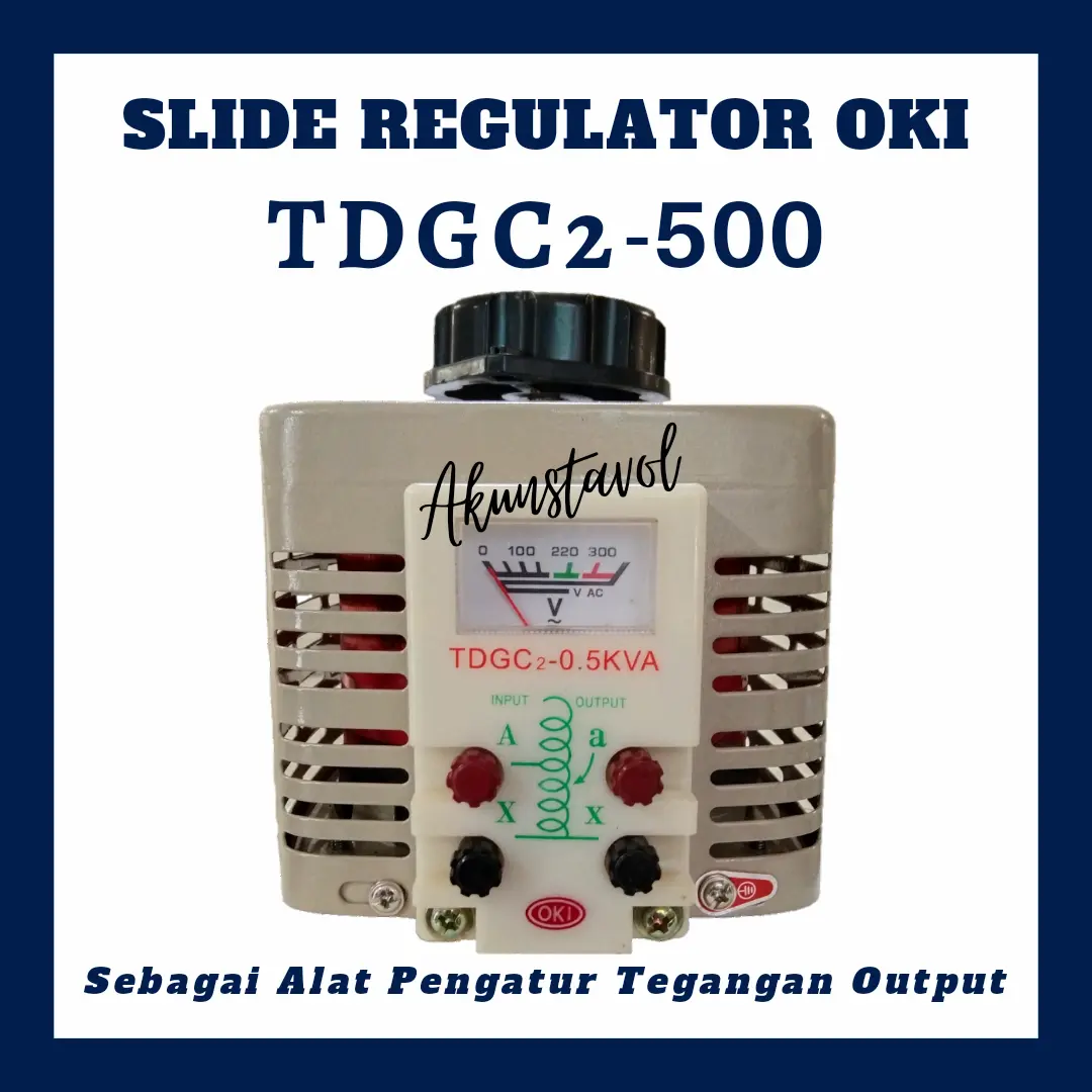 Slide Regulator OKI TDGC2-500 - Slide Regulator 500 VA