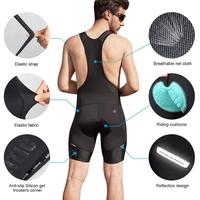 Gambar Celana Padding Sepeda Bib Santic Pro Full Black Original dari Seawijh Indonesia Kota Yogyakarta 2 Tokopedia