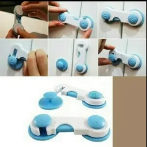 Kunci Pengaman Laci Lemari Pakaian Kulkas Baby Safety Lock Pengait