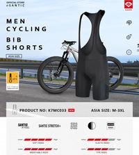 Gambar Celana Padding Sepeda Bib Santic Pro Full Black Original dari Seawijh Indonesia Kota Yogyakarta 4 Tokopedia
