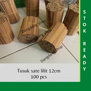 Tusuk sate lilit 12cm isi 100 pcs