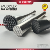 Gambar SUBRON Muddler Ice Crusher Stainless Stick Alat Penghacur Es Batu - IMB-02 dari SUBRON KITCHENWARE Kab. Bandung 2 Tokopedia