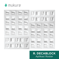 Gambar Loster Keramik Anti Tampias / Lubang Angin Decablock 20x40cm - Putih dari Roster Granit Mukura Kota Administrasi Jakarta Utara 1 Tokopedia