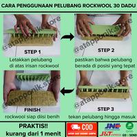 Gambar paket cetakan dan pelubang rockwool 30 dadu dari Atapponik Store Kota Surabaya 3 Tokopedia