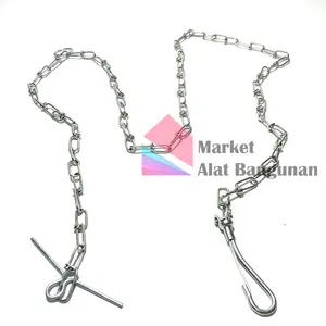 Rantai Anjing 2 MM x 1,5 Meter / Rantai Gogok / Rantai Hewan