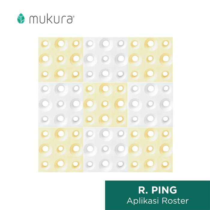 Gambar Roster Keramik Minimalis Lubang Angin Minimalis Mukura Ping 20 x 20 cm - Krem Ivory dari Roster Granit Mukura Kota Administrasi Jakarta Utara Tokopedia