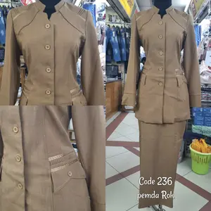 BAJU SERAGAM PEMDA PNS KHAKI WANITA