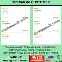 Gambar paket cetakan dan pelubang rockwool 30 dadu dari Atapponik Store Kota Surabaya 4 Tokopedia