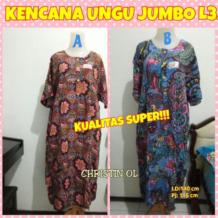 Gambar SUPER ! KENCANA UNGU JUMBO L3 (RE-STOCK) DASTER MENYUSUI JUMBO dari BATIK Shop Tokopedia Kota Surabaya Tokopedia