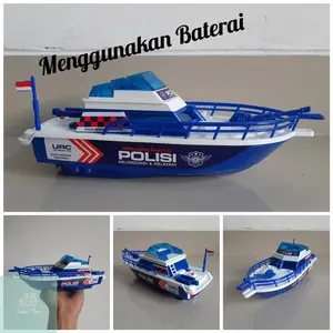 Mainan Anak Boat Perahu Patrol Polisi / Patrol Boat Police