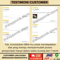 Gambar paket semai benih 3 (gergaji besi & pemotong pelubang rockwool kecil) dari Atapponik Store Kota Surabaya 4 Tokopedia