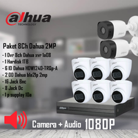 Gambar Paket Cctv 8 Ch Dahua 2mp + Audio perekam + Hdd 1 TB Best quality dari Dtechsecurity Kota Bandung 1 Tokopedia