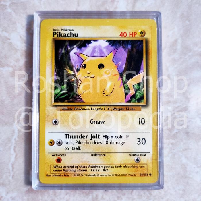 pikachu first edition pokemon card value 1999 Pokemon Pikachu (Red Cheeks) - 1st Edition Shadowless main image 0