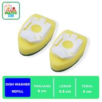 Gambar Scrubber Sponge Refill with Handle 001 - DISH WASHER REFILL dari Clean Matic Store Kota Tangerang Selatan 2 Tokopedia