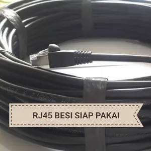 Kabel Lan Outdoor STP FTP Cat 5e Spectra 30M RJ45 Metal Siap Pakai