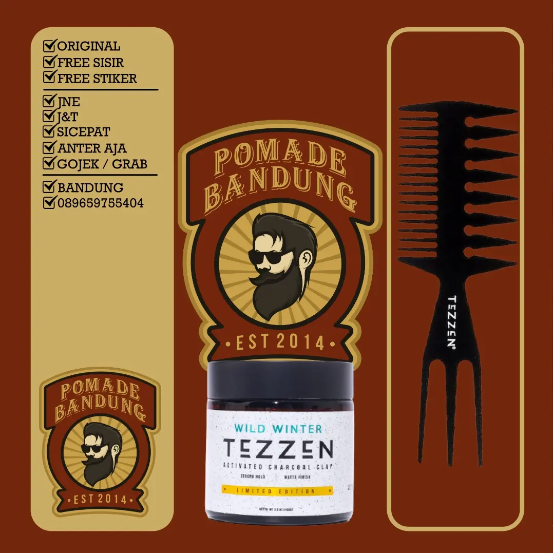 Tezzen Wild Winter Activated Charcoal Clay Limited Edition