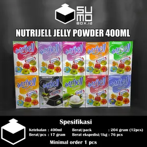 Nutrijell Nutrijel 10gram / Bubuk agar jelly pudding instan